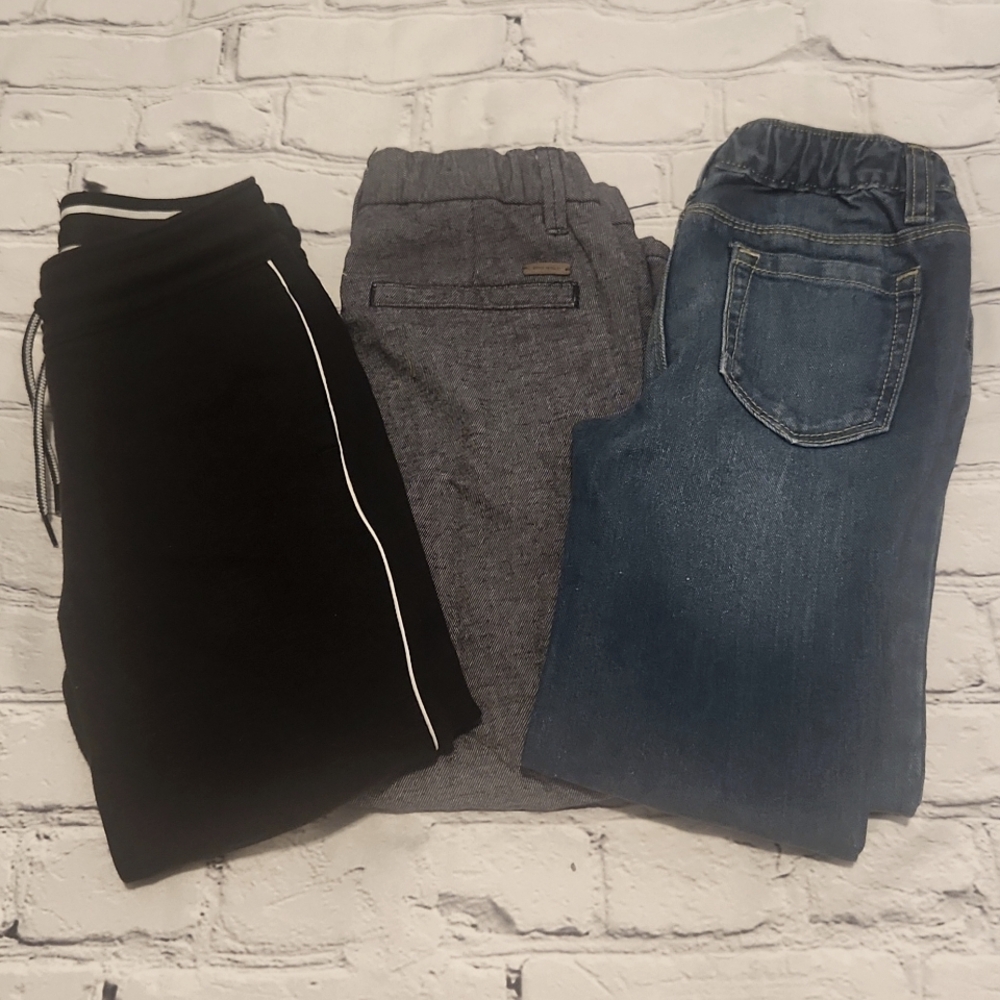 H&M Joggers, H&M Dress Pants, Old Navy Jeans Size 5T, & 5-6 Bundle